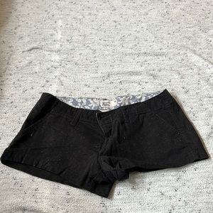 American Eagle Outfitters Black Stretch Fabric Shorts